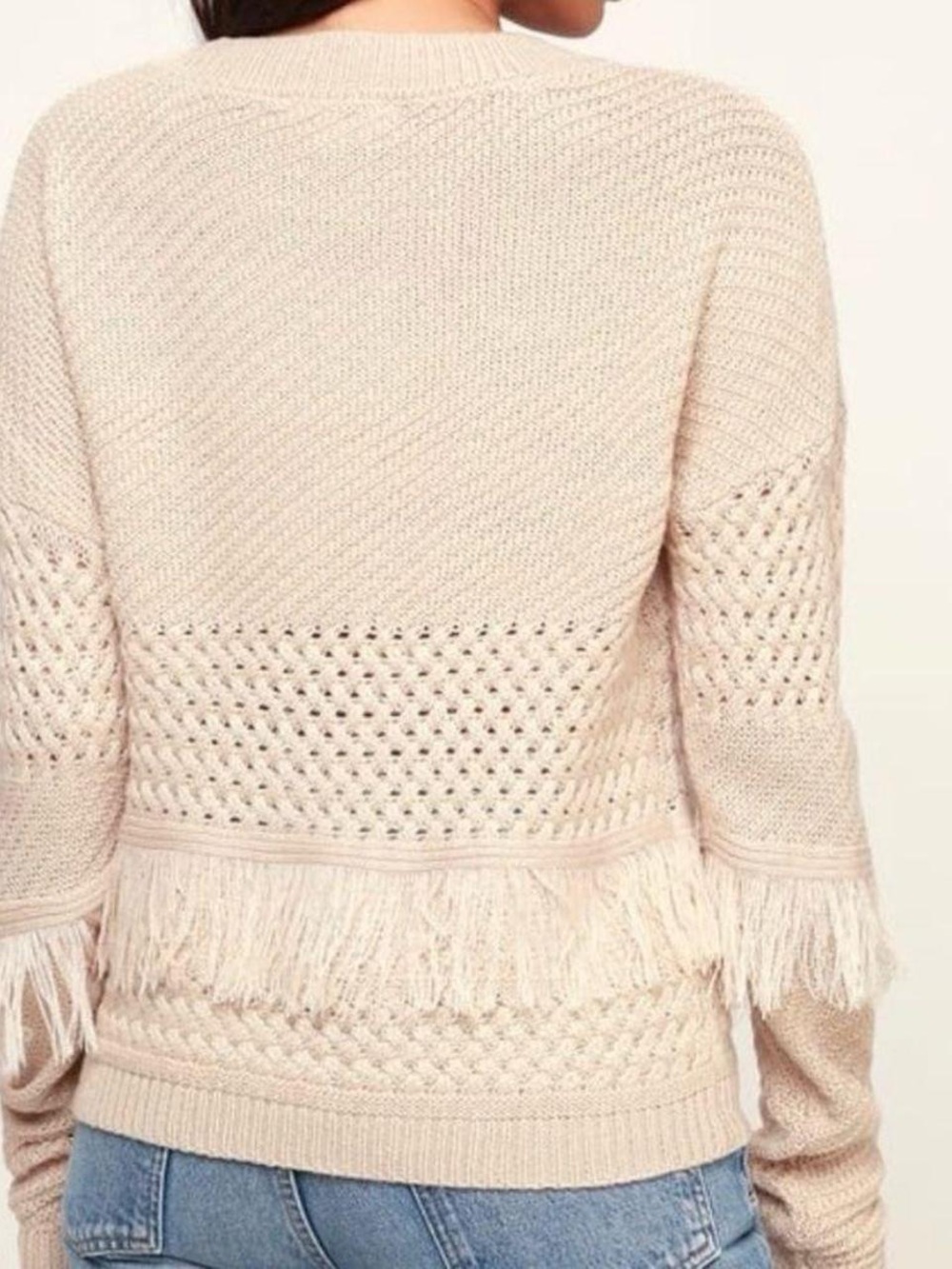 Jack by BB Dakota Tan Fringe Sweater - Picture 2 of 11